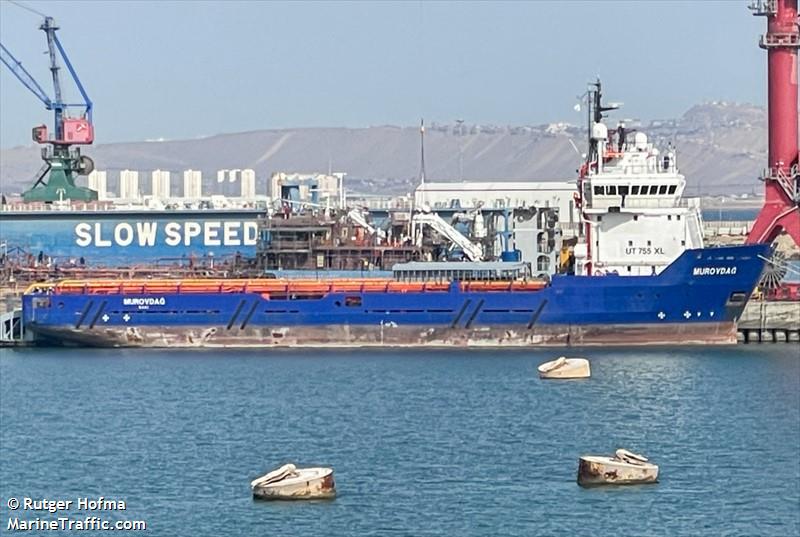 murovdag (Offshore Tug/Supply Ship) - IMO 9499668, MMSI 423490100, Call Sign 4JST under the flag of Azerbaijan
