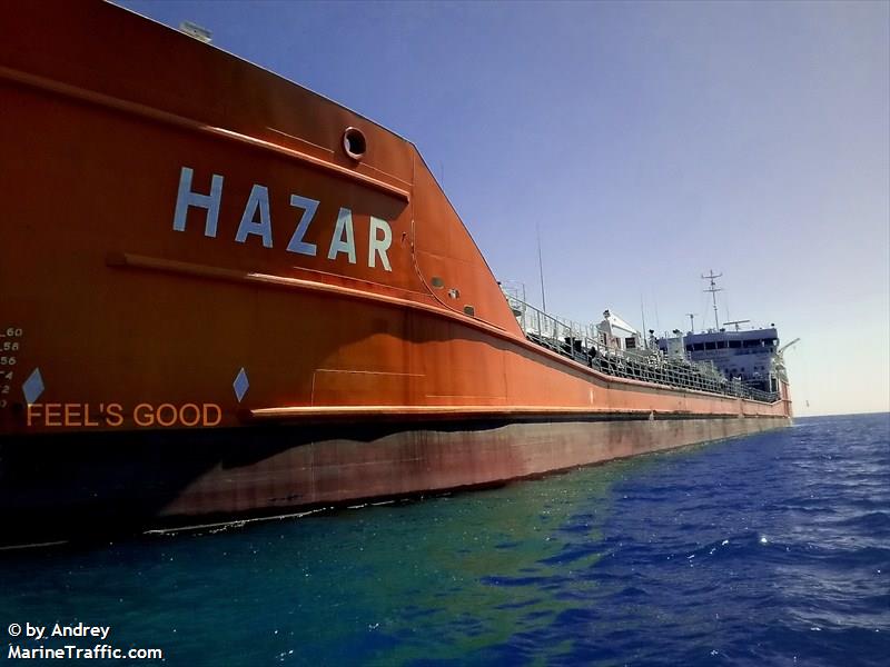 hazar (Oil Products Tanker) - IMO 9435399, MMSI 434114000, Call Sign EZCY under the flag of Turkmenistan
