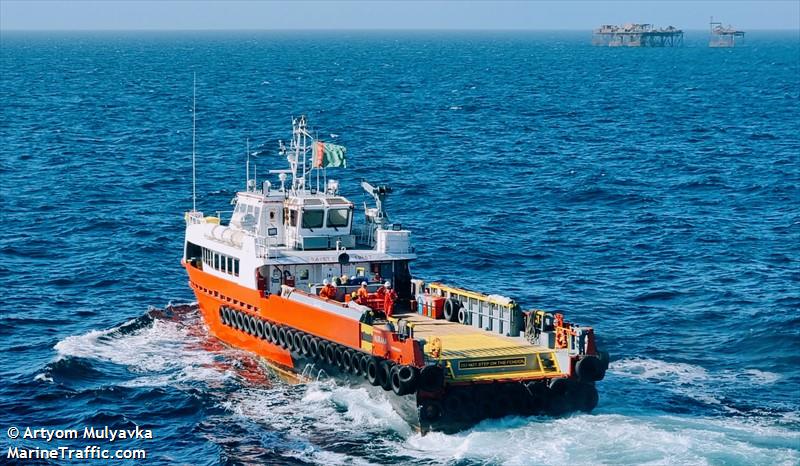nurana (Offshore Tug/Supply Ship) - IMO 9665205, MMSI 434126400, Call Sign EZIX under the flag of Turkmenistan