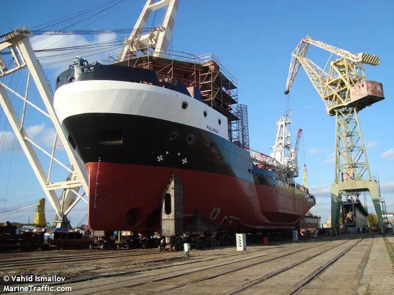 palwan (Offshore Tug/Supply Ship) - IMO 9618343, MMSI 434130900, Call Sign EZJZ under the flag of Turkmenistan