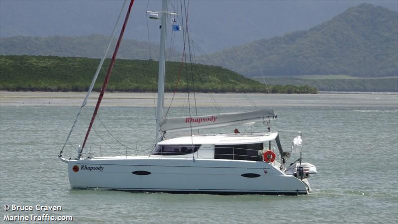 rhapsody (Pleasure craft) - IMO , MMSI 503603800 under the flag of Australia
