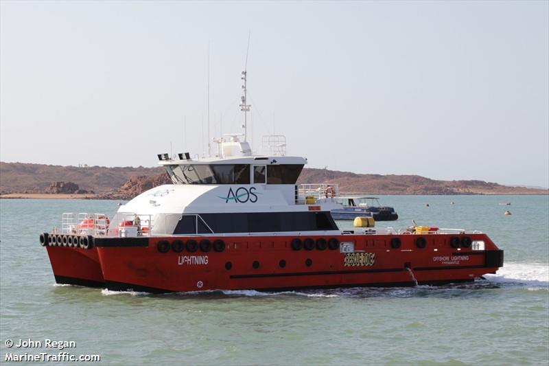 jetwave lightning (Port tender) - IMO , MMSI 503734600, Call Sign VJN4151 under the flag of Australia