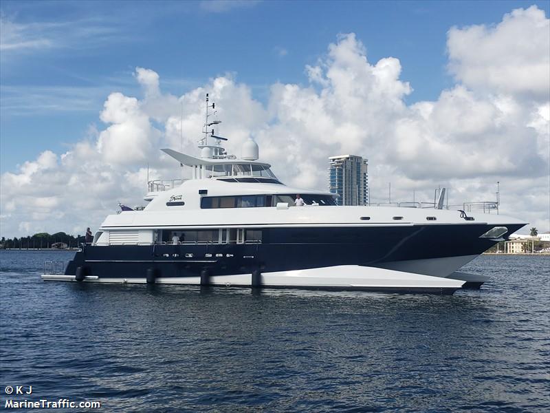 spirit (Yacht) - IMO 9360049, MMSI 518534000, Call Sign E5U2484 under the flag of Cook Islands