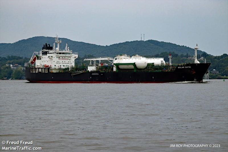 solar catie (Chemical/Oil Products Tanker) - IMO 9887401, MMSI 636020367, Call Sign D5YW7 under the flag of Liberia
