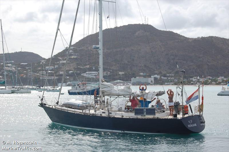 hagar (Sailing vessel) - IMO , MMSI 244090465, Call Sign PF5488 under the flag of Netherlands
