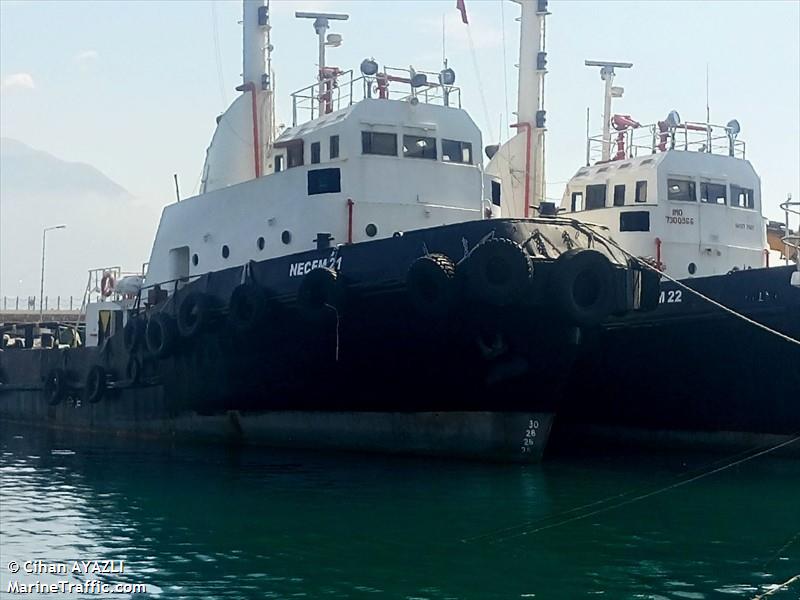 necem 21 (Towing vessel) - IMO , MMSI 271001094, Call Sign TC6138 under the flag of Turkey