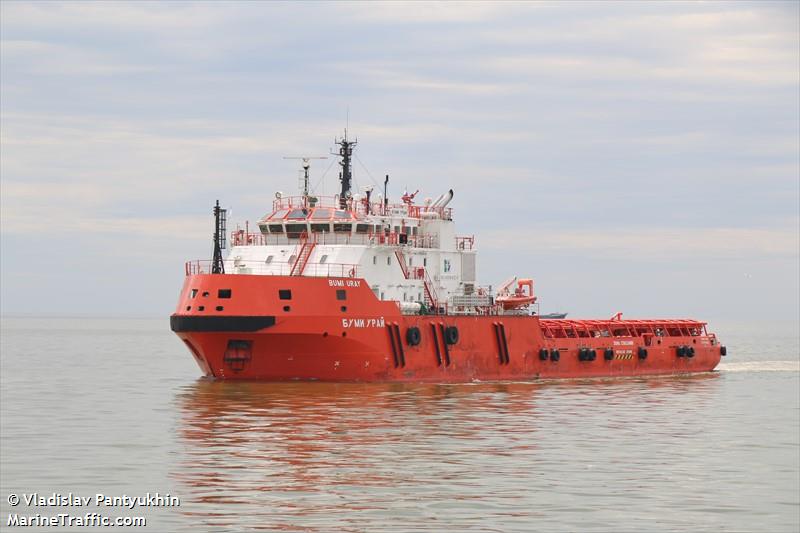 uray (Offshore Tug/Supply Ship) - IMO 9756509, MMSI 273389910, Call Sign UBXN9 under the flag of Russia