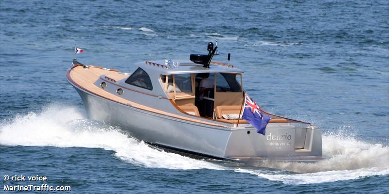 delirio (Pleasure craft) - IMO , MMSI 316046124 under the flag of Canada