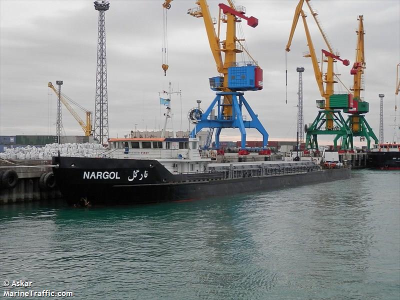 nargol (General Cargo Ship) - IMO 8866187, MMSI 422052600, Call Sign EPCO7 under the flag of Iran