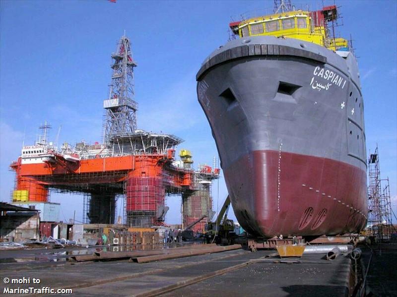 amir kabir (Drilling Ship) - IMO 8770699, MMSI 422816000, Call Sign 9BTE under the flag of Iran