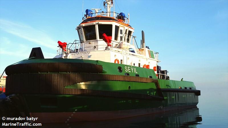 seyil (Tug) - IMO 9701504, MMSI 434124400, Call Sign EZIC under the flag of Turkmenistan