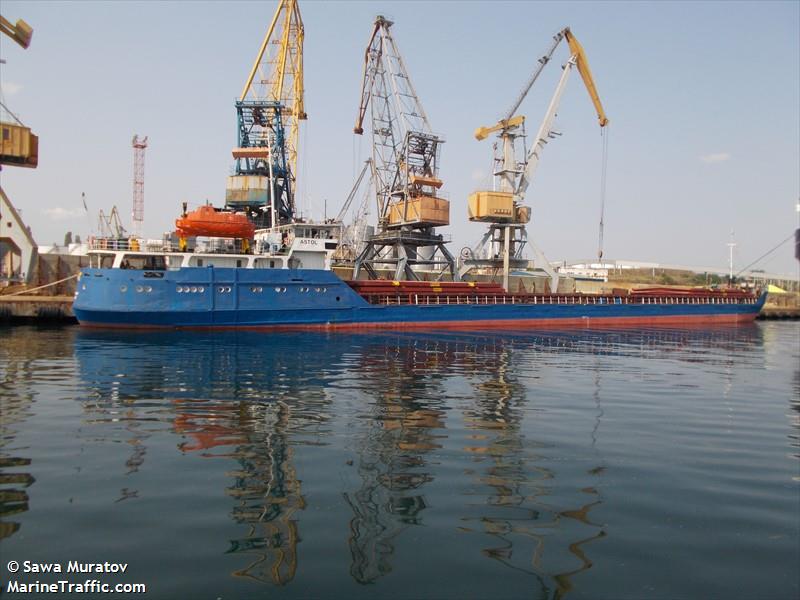 astol (General Cargo Ship) - IMO 8230156, MMSI 620660000, Call Sign D6A2690 under the flag of Comoros