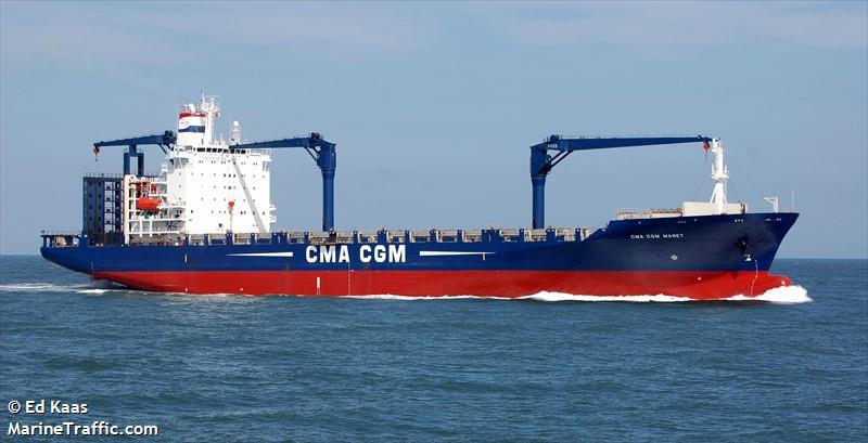 manet (Container Ship) - IMO 9224958, MMSI 636019770, Call Sign D5WB7 under the flag of Liberia