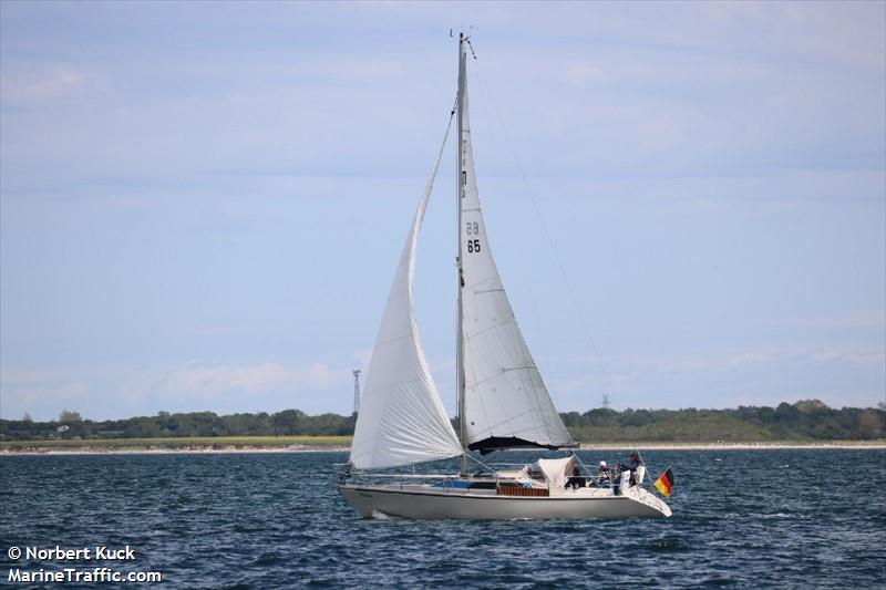 thetis (Sailing vessel) - IMO , MMSI 211298830, Call Sign DF2646 under the flag of Germany