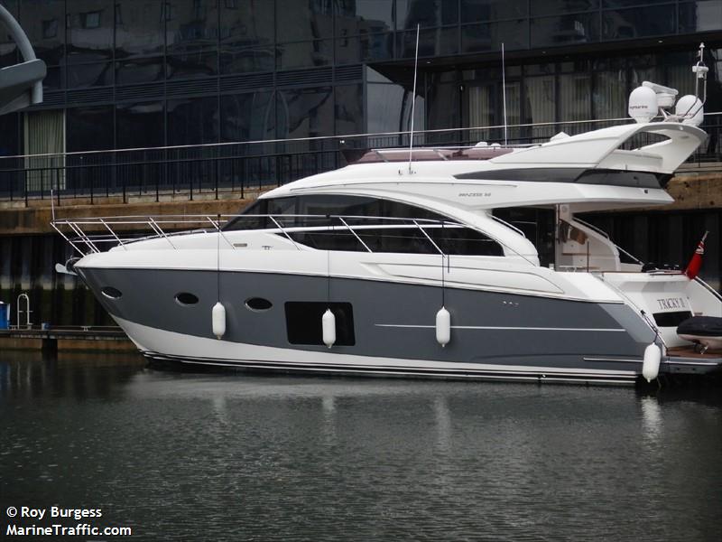silvana (Pleasure craft) - IMO , MMSI 235108338, Call Sign 2IBM8 under the flag of United Kingdom (UK)