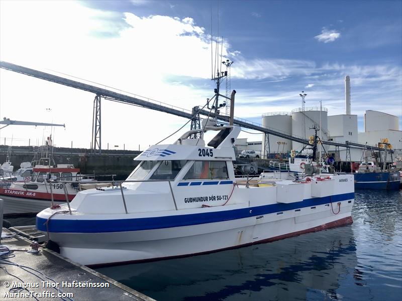 gudmundur thor (Fishing vessel) - IMO , MMSI 251270540, Call Sign 2045 under the flag of Iceland