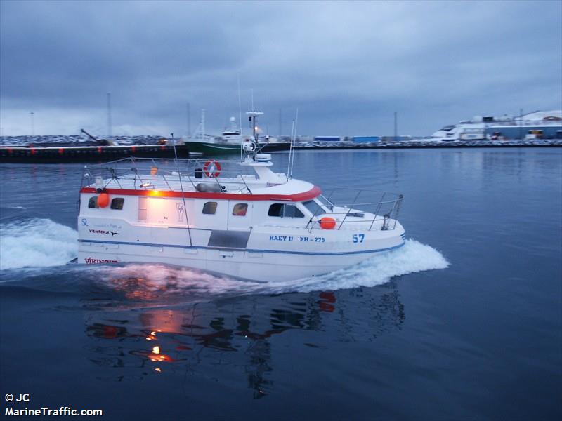 haey ii th-275 (Fishing vessel) - IMO , MMSI 251802110, Call Sign 2757 under the flag of Iceland