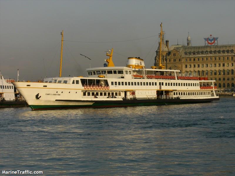 fahri s.koruturk (Passenger ship) - IMO , MMSI 271002498, Call Sign TC5427 under the flag of Turkey