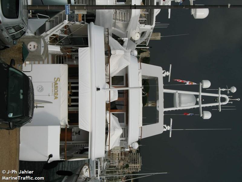 sanora (Yacht) - IMO 1004716, MMSI 319088000, Call Sign ZHGE under the flag of Cayman Islands