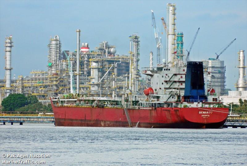 semar 77 (Oil Products Tanker) - IMO 9178240, MMSI 525114102, Call Sign PNTC under the flag of Indonesia