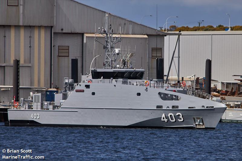 hmpngs francis agwi (Patrol Vessel) - IMO 4734221, MMSI 553111887, Call Sign P2DS under the flag of Papua New Guinea