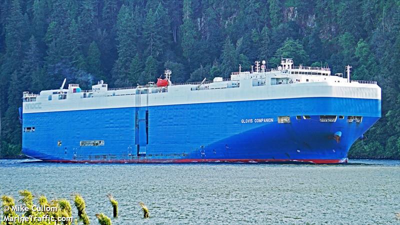 glovis companion (Vehicles Carrier) - IMO 9460899, MMSI 636020905, Call Sign 5LBH4 under the flag of Liberia