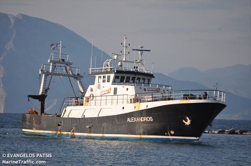alexandros (Fishing Vessel) - IMO 8694754, MMSI 237457000, Call Sign SX8165 under the flag of Greece