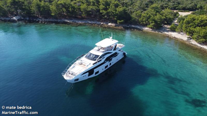 dawo (Pleasure craft) - IMO , MMSI 238062840, Call Sign 9A2694 under the flag of Croatia