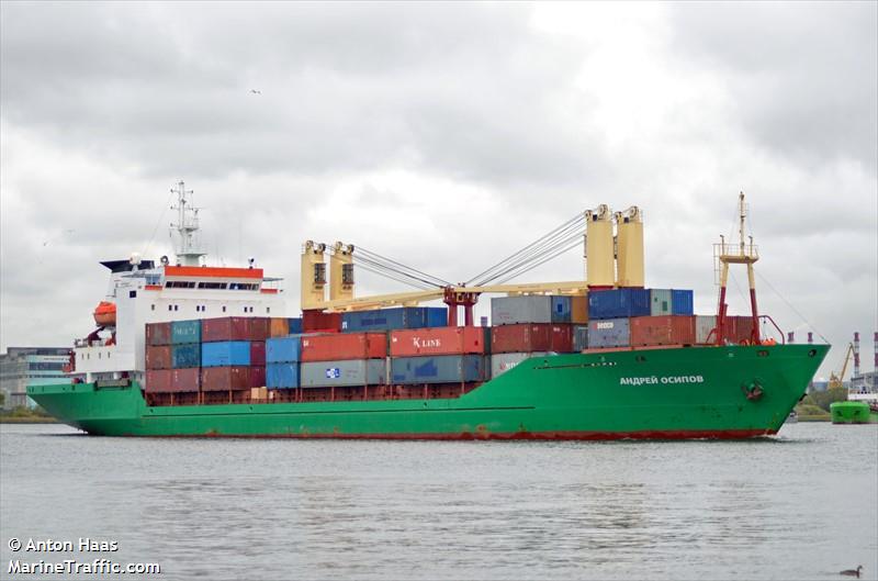 andrey osipov (General Cargo Ship) - IMO 8711306, MMSI 273379890, Call Sign UBTN6 under the flag of Russia