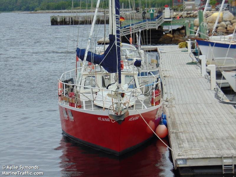 ave del mar (Sailing vessel) - IMO , MMSI 316009073, Call Sign CFN4537 under the flag of Canada