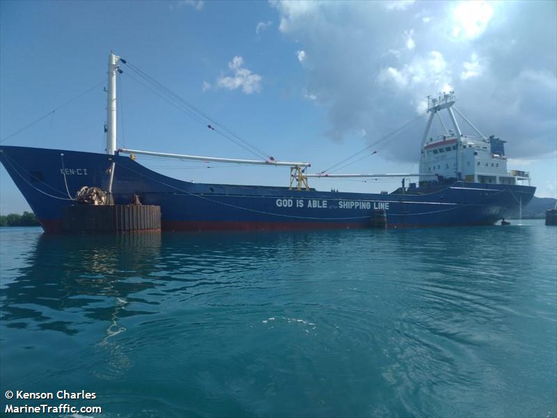 ken c i (General Cargo Ship) - IMO 7710264, MMSI 377901040, Call Sign J8QI4 under the flag of St Vincent & Grenadines