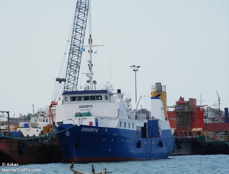 sakarya (Offshore Support Vessel) - IMO 6726711, MMSI 436000115, Call Sign URK under the flag of Kazakhstan