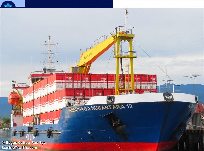 kendhaga nusantara13 (Container Ship) - IMO 9854662, MMSI 525119076, Call Sign YCFH2 under the flag of Indonesia