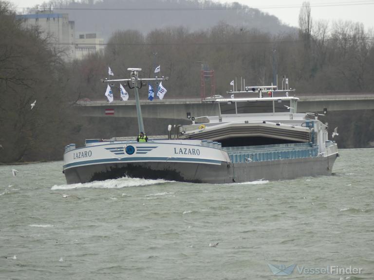 lazaro (Cargo ship) - IMO , MMSI 205463390, Call Sign OT4633 under the flag of Belgium