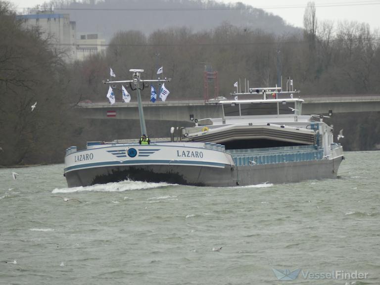 lazaro (Cargo ship) - IMO , MMSI 205463390, Call Sign OT4633 under the flag of Belgium