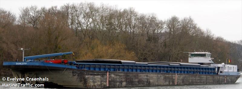 duality (Cargo ship) - IMO , MMSI 205532090, Call Sign OT5320 under the flag of Belgium