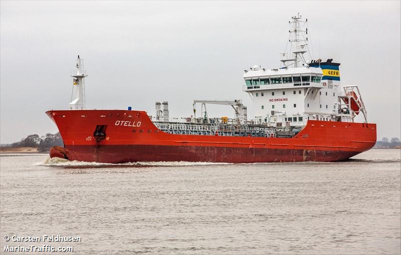 otello (Chemical/Oil Products Tanker) - IMO 9684110, MMSI 209217000, Call Sign 5BXR4 under the flag of Cyprus
