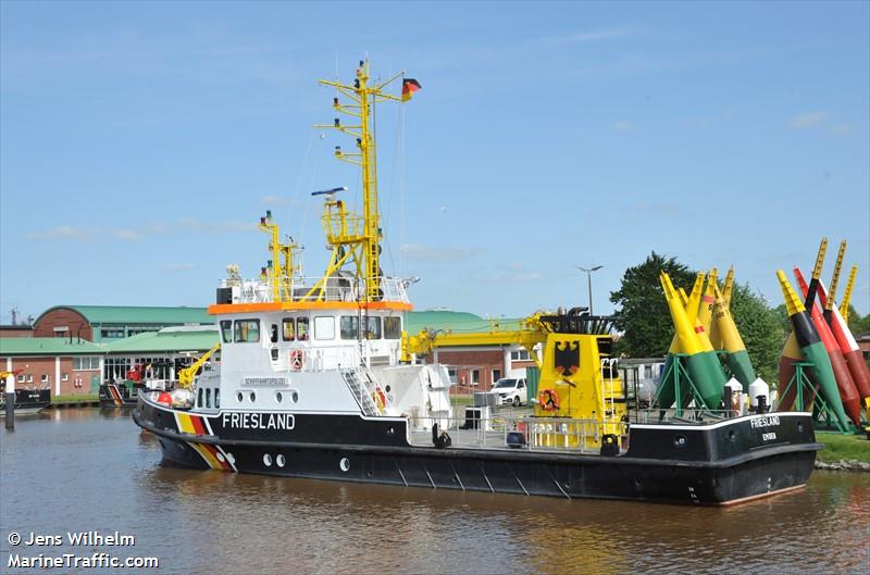 friesland (Research Vessel) - IMO 9031387, MMSI 211224650, Call Sign DBPE under the flag of Germany