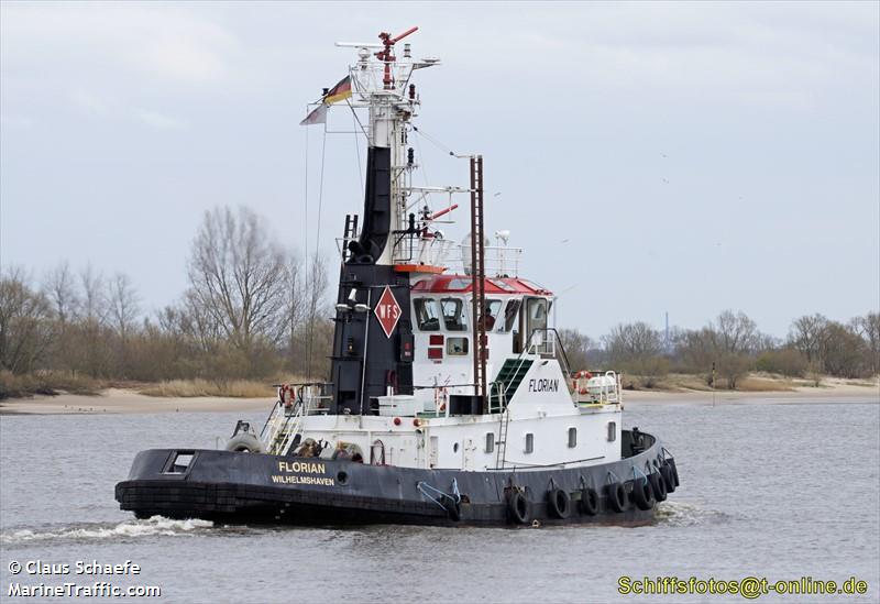 florian (Tug) - IMO 8408480, MMSI 211290770, Call Sign DCST under the flag of Germany