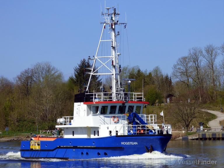 hogstean (Research Vessel) - IMO 8324610, MMSI 211309750, Call Sign DDLB2 under the flag of Germany