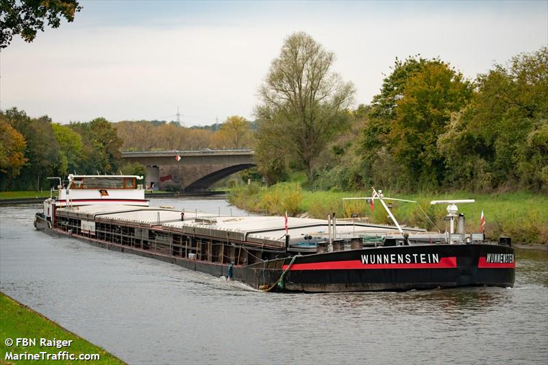 wunnenstein (Cargo ship) - IMO , MMSI 211500840, Call Sign DC8102 under the flag of Germany