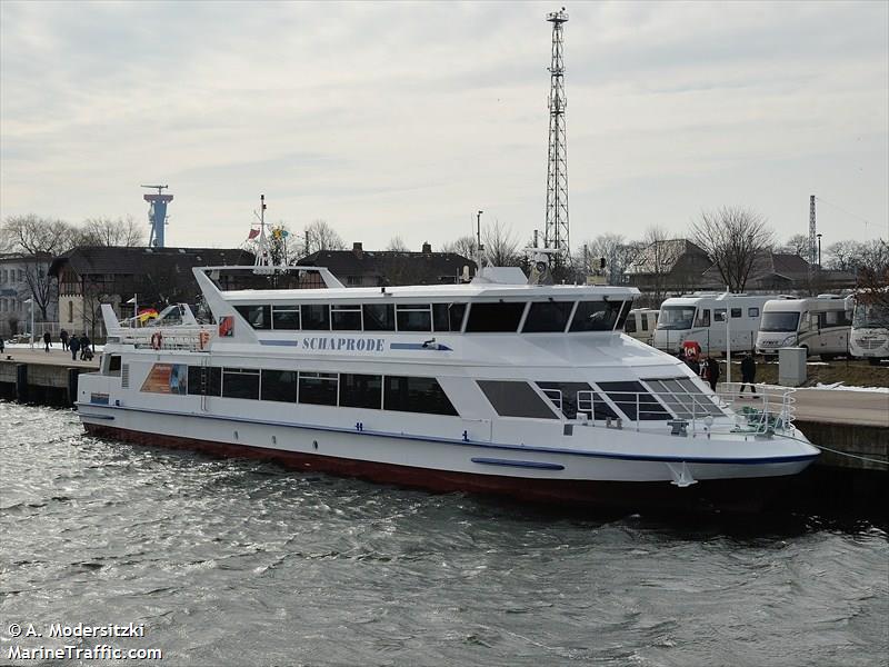 schaprode (Passenger ship) - IMO , MMSI 211535070, Call Sign DH7530 under the flag of Germany