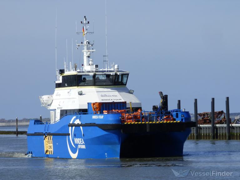 windea four (Work/Repair Vessel) - IMO 9786657, MMSI 211727520, Call Sign DFQL under the flag of Germany