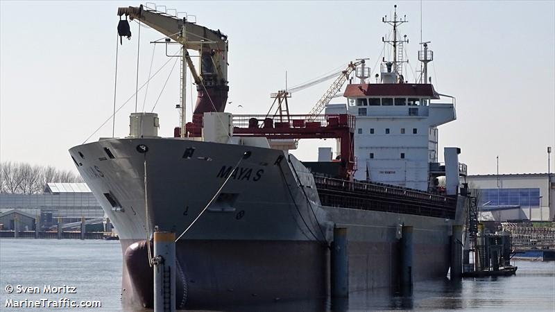 maya s (General Cargo Ship) - IMO 7926095, MMSI 214182653, Call Sign ER2653 under the flag of Moldova