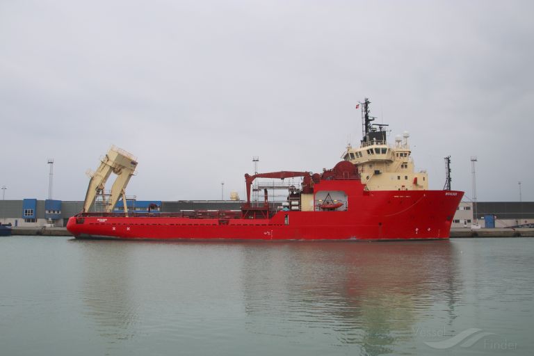 boulder (Offshore Tug/Supply Ship) - IMO 9151577, MMSI 219296000, Call Sign OZNB2 under the flag of Denmark