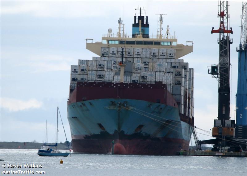 jens maersk (Container Ship) - IMO 9215177, MMSI 219974000, Call Sign OYYK2 under the flag of Denmark