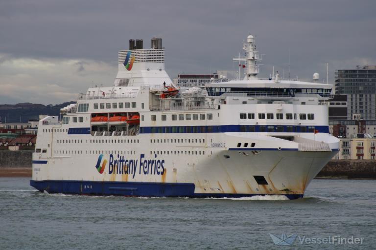 normandie (Passenger/Ro-Ro Cargo Ship) - IMO 9006253, MMSI 227273000, Call Sign FNNO under the flag of France