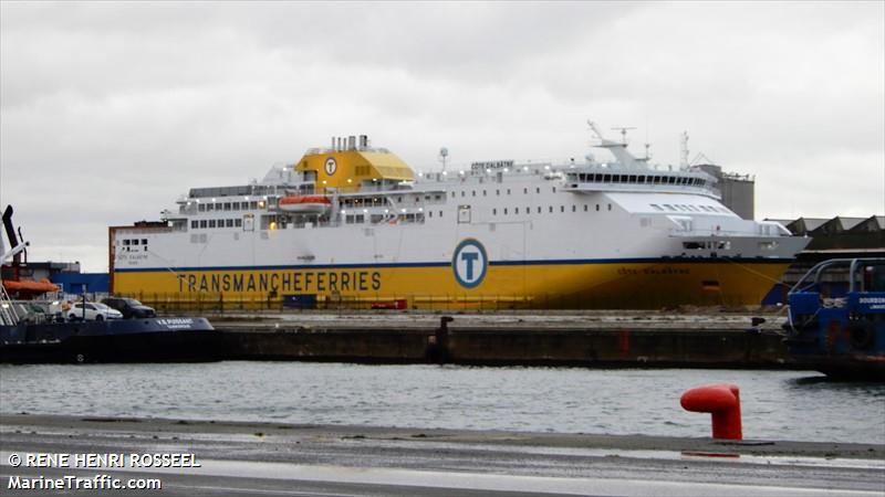 cote dalbatre (Passenger/Ro-Ro Cargo Ship) - IMO 9320128, MMSI 228233600, Call Sign FMHO under the flag of France