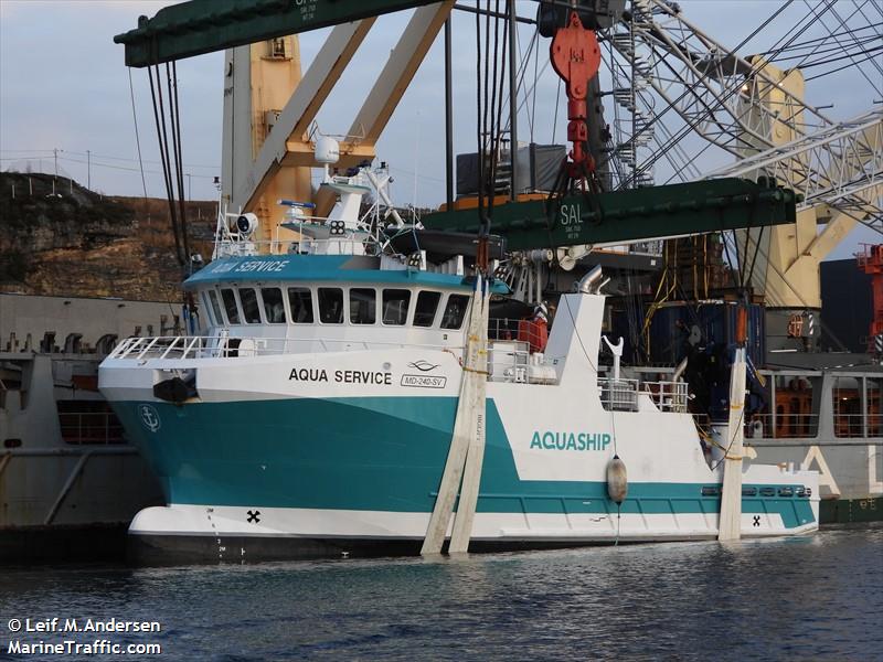 aqua service (Utility Vessel) - IMO 9879478, MMSI 232026395, Call Sign MGVC8 under the flag of United Kingdom (UK)