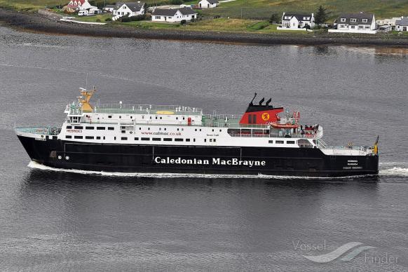 hebrides (Passenger/Ro-Ro Cargo Ship) - IMO 9211975, MMSI 235000864, Call Sign ZQYC3 under the flag of United Kingdom (UK)